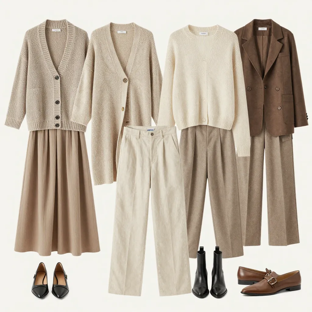 Seasonal transition wardrobe